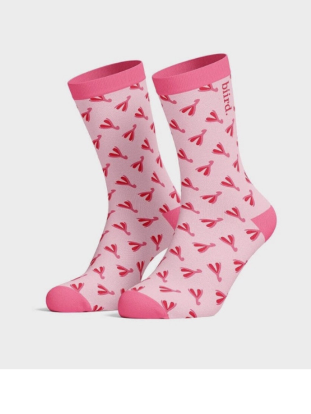 Biird Clitoris Socks NEW Fun Pink Sexy